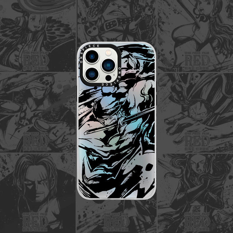 One Piece Luffy is suitable for Apple 14 Promax phone case 12 Solon iPhone 15 laser