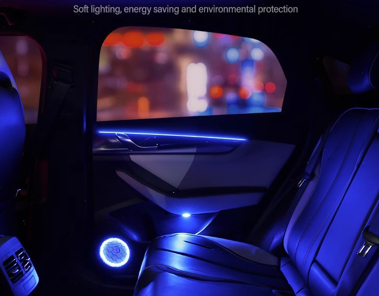 Suitable for 256 color dynamic light and shadow ambient lighting in cars universal car models with added welcome lights